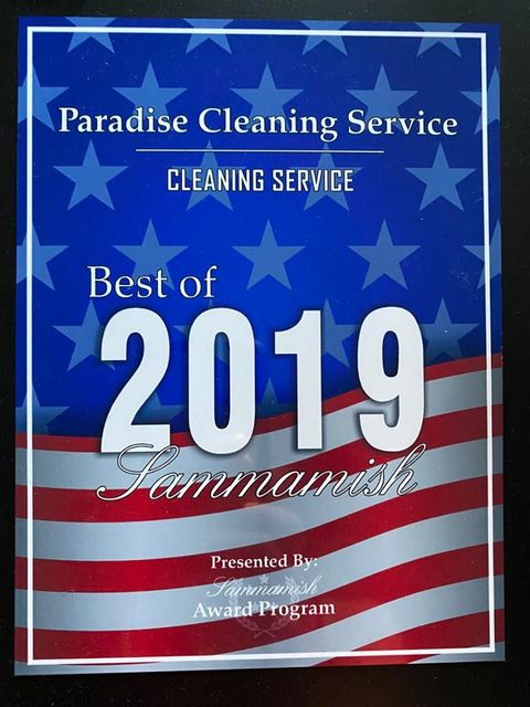 Cleaning Paradise Service Award 2019